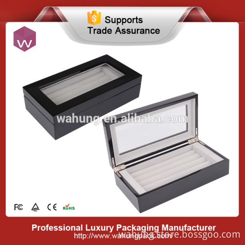 Newest wood customize cufflink storage box